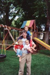 Randy Pausch and his children