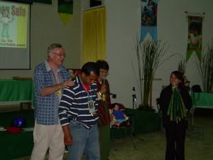 David Goodwin demonstrated Kids Keep Safe programme