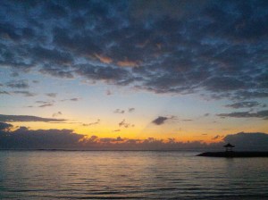 Sunrise in Bali - Aug 2013